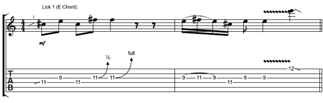 Bb King Guitar Chords