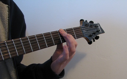 Easy Power Chords Played with One Finger