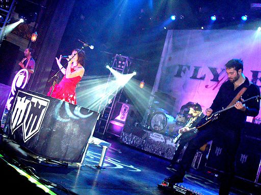 Flyleaf performing live SanFranOCT18