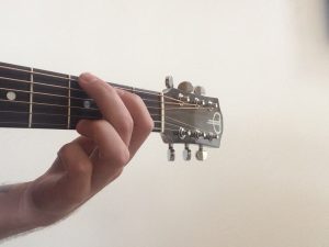 G Major Chord on Guitar