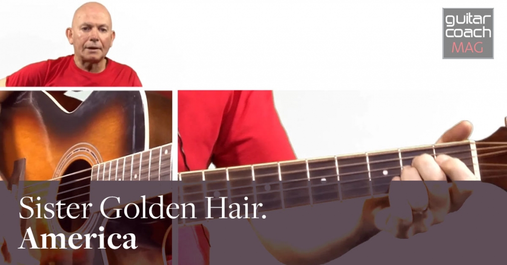 How to play Sister Golden Hair by America